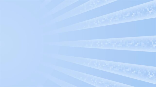 Animated royal blue color wiggling optical light rays with blank space pixelated pattern modern design loop able clean background