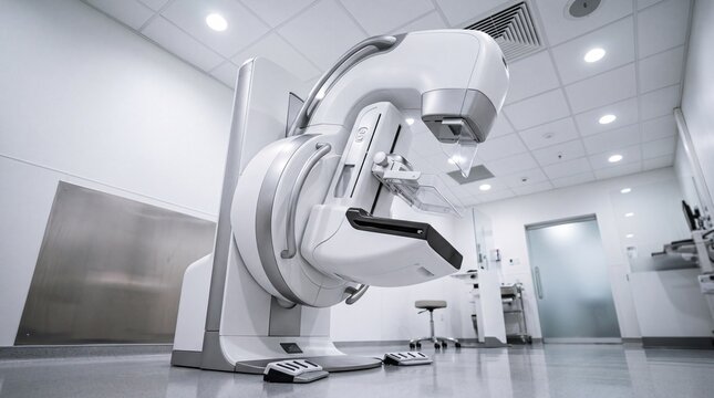 Modern Mammography Machine in Hospital Radiology Room