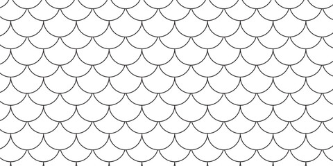 White and Black texture of fish scales. Seamless vector pattern. Nice for wallpaper, banner, fabric, paper, scrapbook, backdrop. © SUSNAWATI