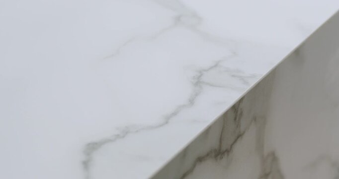 Close Up Sliding Shot of Porcelain and Marble Textures 4k stock video