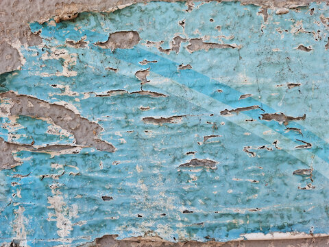 Grungy, torn, and ripped street poster background, messy old paper artistic texture