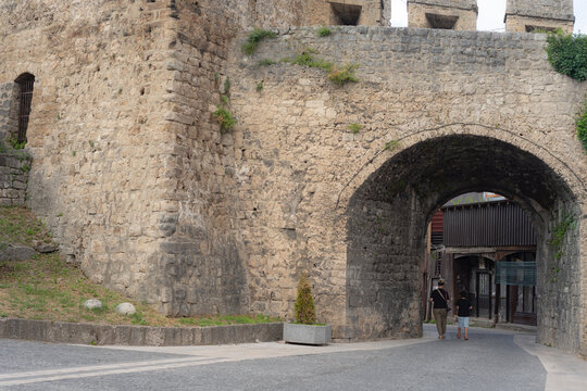 Banja Luka gate in Jajce, Bosnia and Herzegovina. Entrance into the old city.