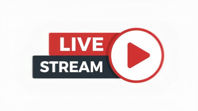 Live Stream Play Button