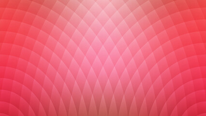 Elegant curving geometric scale pattern in vibrant red and pink tones with a subtle textured finish creating a classic decorative backdrop for luxury branding and packaging designs © Sumon