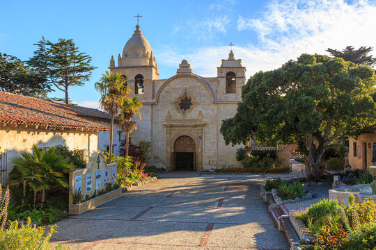 Carmel Mission Front Detail