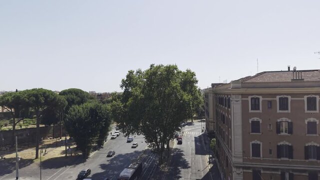 Santa Croce in Gerusalemme, Lazio, Italy, aerial drone view