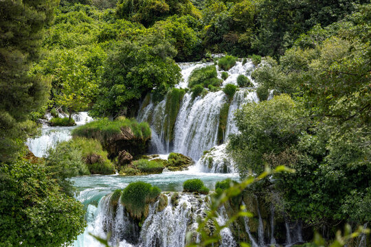 Majestic waterfalls Croatia