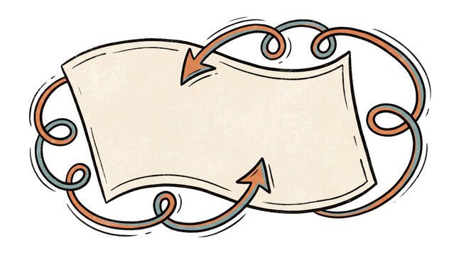 Return label emblem isolated PNG on transparent background