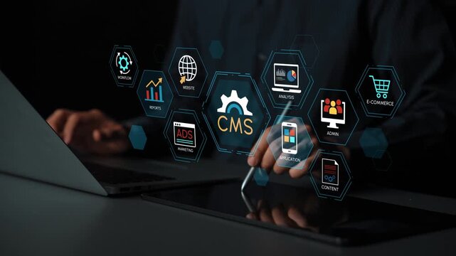Digital Marketing Management Concept with Modern Interface and Analytical Tools in a Professional Workspace. Entropy.