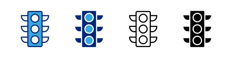 Traffic Lights icon set © Elin