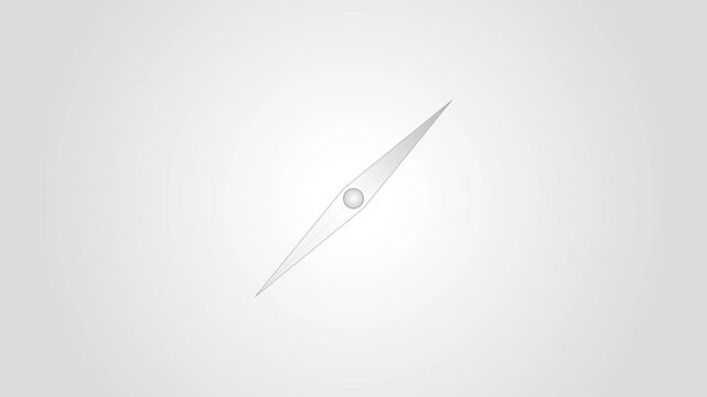 Rotating Compass Needle Animation Motion Graphic