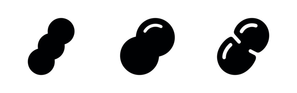 Kidney bean icons