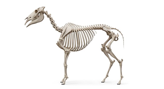 skeleton isolated on white background