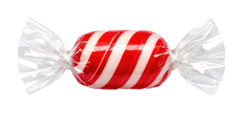 PNG Red and white striped candy