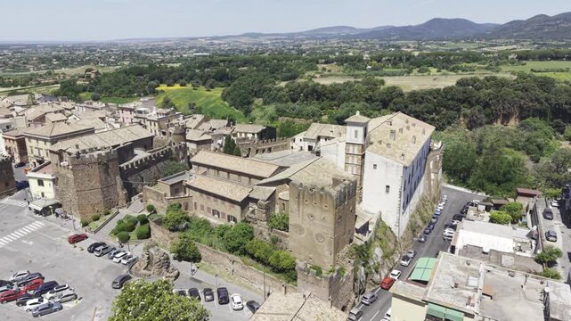 Cerveteri, Lazio, Italy, aerial drone view