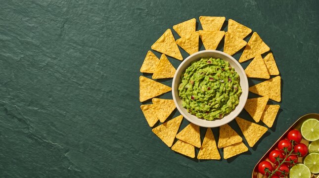 Lucky snack circle with room for promotion copy