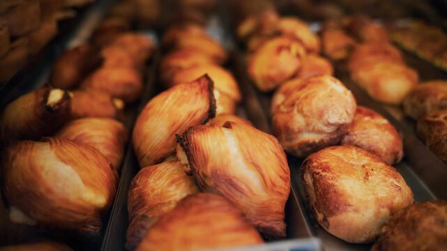 Neapolitan sfogliatelle a traditional pastry food