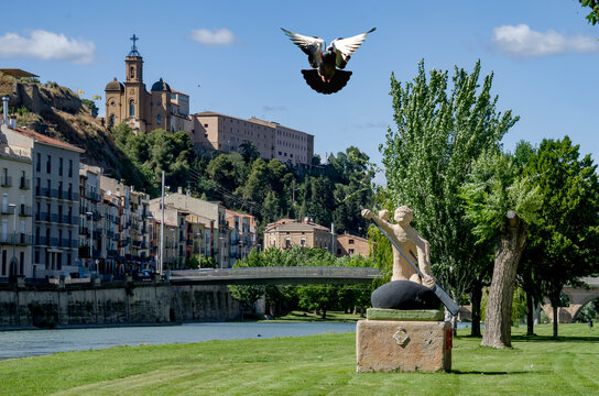 Balaguer es la capital de la comarca de Noguera, en la provincia de Lleida, Catalu&ntilde;a, Espa&ntilde;a