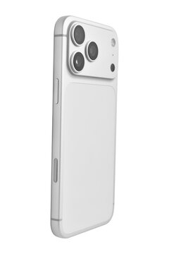 phone mockup,  mobil back view , smartphone flat isolated with clipping path on white background.