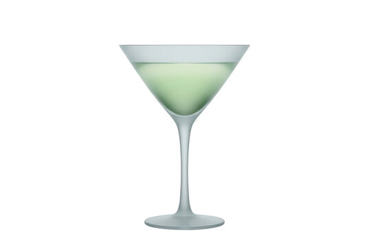 Gr&uuml;ner Cocktail in einem Martiniglas