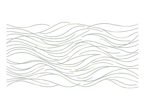 Patr&oacute;n abstracto de l&iacute;neas onduladas finas y fluidas en color gris sobre un fondo blanco limpio, creando un dise&ntilde;o minimalista y elegante con movimiento din&aacute;mico y textura lineal suave y continua.