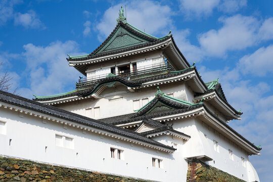 青空と和歌山城 和歌山県和歌山市