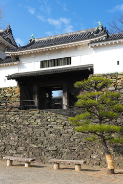 青空と和歌山城 和歌山県和歌山市