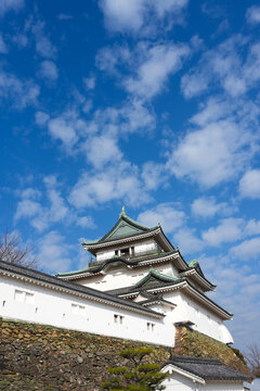 青空と和歌山城 和歌山県和歌山市