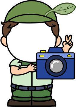 photographer with camera
