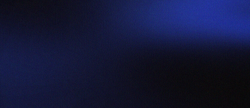 Dark blue grainy gradient background with soft light leaks creating mysterious atmospheric texture perfect for cinematic overlays and modern ui design.