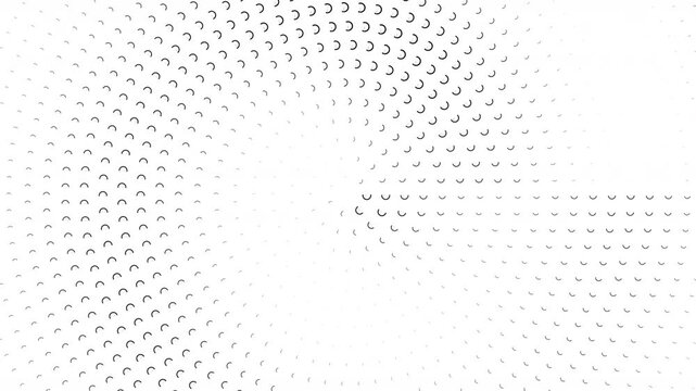 Animated abstract particle background featuring dynamic wave motion, flowing geometric distortion, and futuristic depth. Ideal for motion graphics, technology visuals, and digital displays.