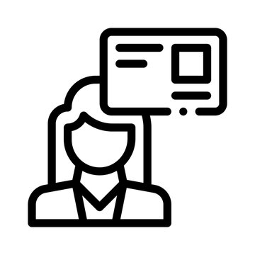assigntask line icon