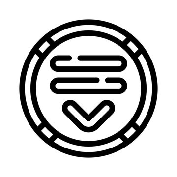 dropdown line icon