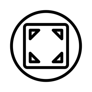 fullscreen line icon