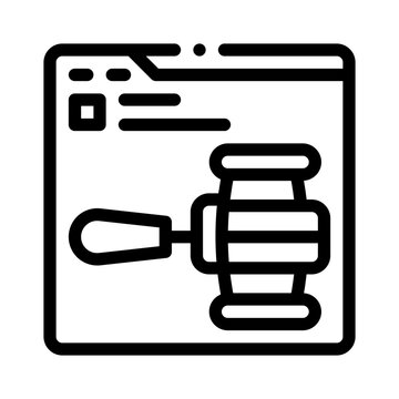 moderator line icon