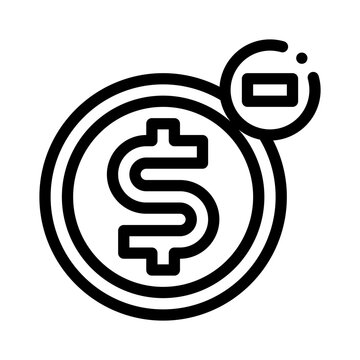payroll deduction line icon