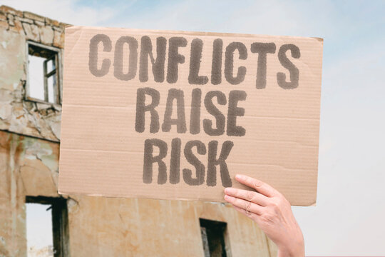 "Conflicts raise risk" IATA warns global tensions threaten aviation safety. IATA. CONFLICT. RISK. AVIATION. SAFETY.