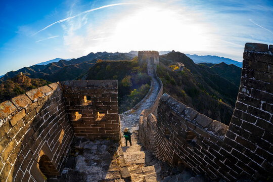 The Great Wall in autumn