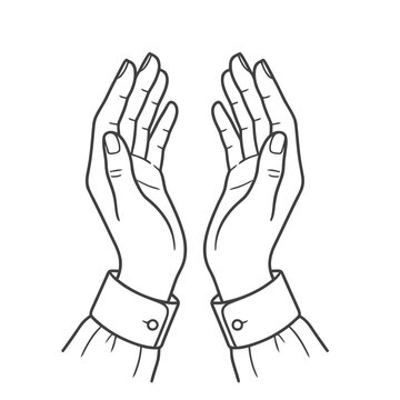 Two Hands Cupped Together