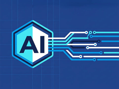 AI Artificial Intelligence Circuit Board Technology Banner