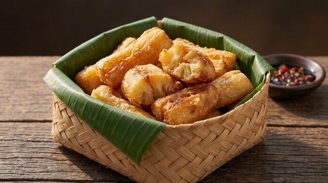 Ultimate Crispy Indonesian Fried Cassava (Singkong Goreng Merekah)