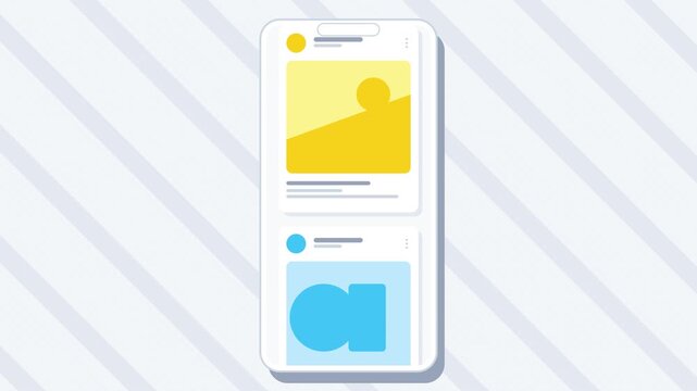 Mobile App Wireframe Prototyping with User Interface and Social Feed Design Template Layout