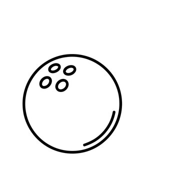 Bowling ball icon