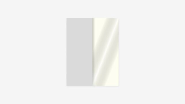 Minimalist design featuring a clean, vertically divided composition of soft grey and textured cream paper, creating a subtle, elegant abstract background for modern aesthetics