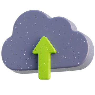 3d Illustration of Remote File Upload