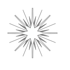 Fototapeta premium Abstract starburst graphic