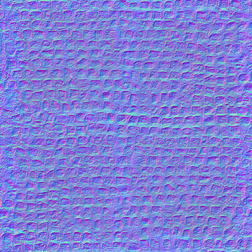 Title: Medieval Gothic Stone Floor Texture Seamless Normal Map