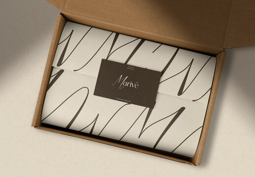 Elegant Packaging Mockup With Stylish Design PSD