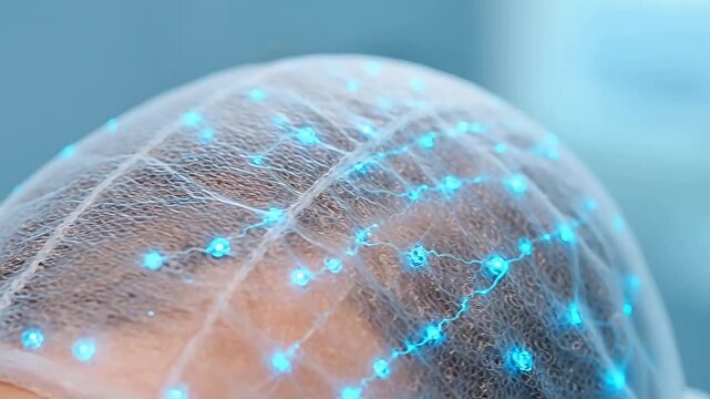 Flexible High-Density Electrode Array Conforming to Scalp
