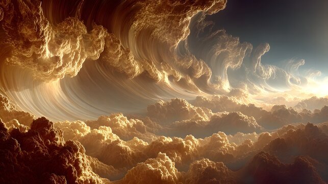 Orbital photography of Venus showing thick swirling golden clouds and massive atmospheric storm formations.